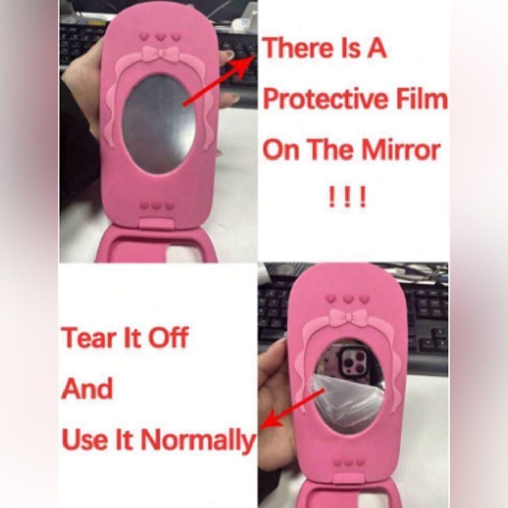 Cute Flip Phone Design Case for iPhone 16 Pro Max - Picture 4 of 7